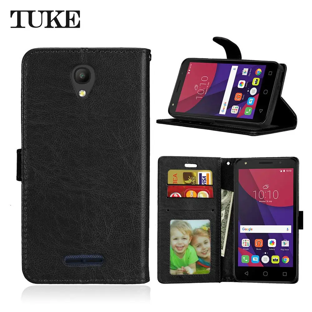 Роскошная задняя крышка бренда TUKE чехол для Alcatel pop 4 5 0 POP4 OT5051 5051X книжка из кожи и