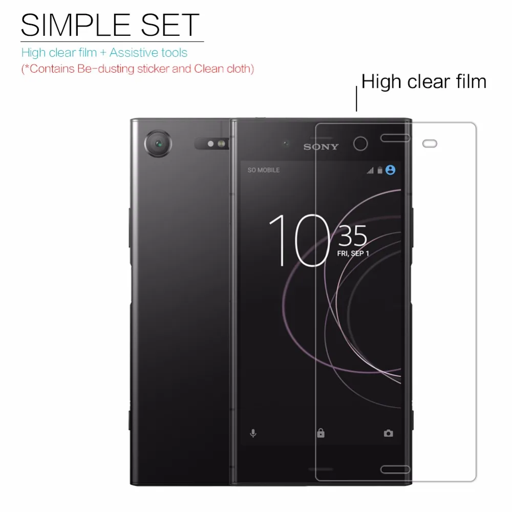 2 шт./лот Защитная пленка NILLKIN для Sony Xperia xz1 ультратонкая прозрачная/матовая