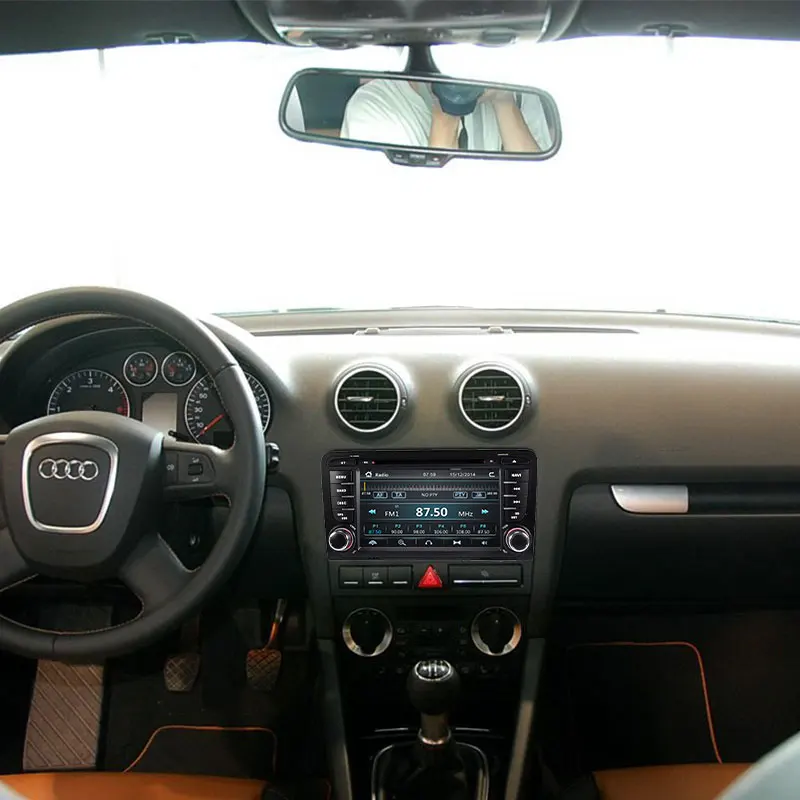 Автомобильный мультимедийный плеер 2 Din Авторадио для Audi A3 8P S3 RS3 Sportback 2003 2004 2005 2006