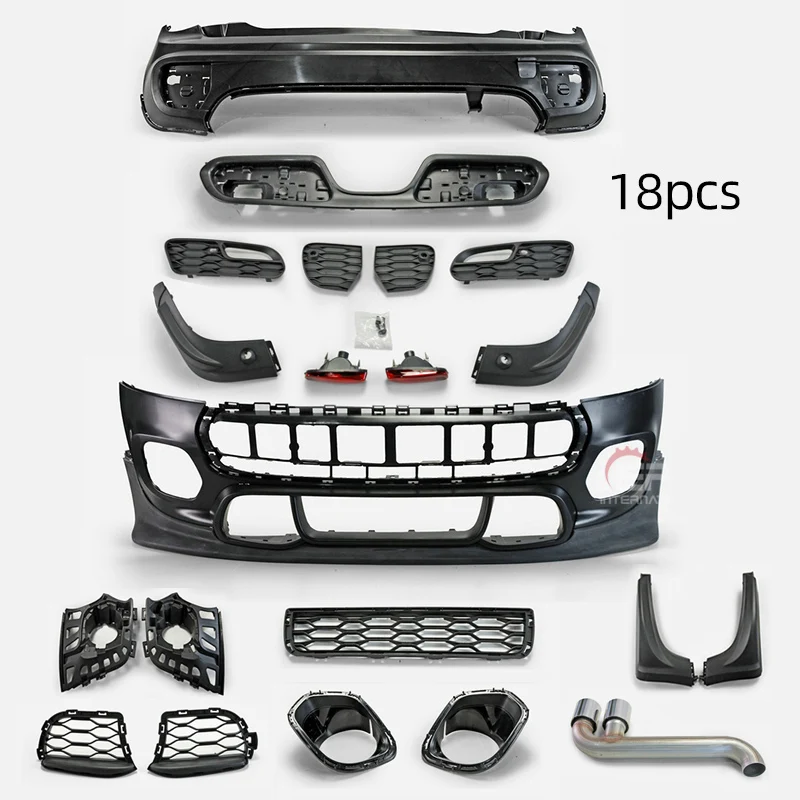 PP Боди Комплект для Mini F56 Hardtop JCW стиль боди (в комплекте FB/RB/Глушитель 18 шт.)