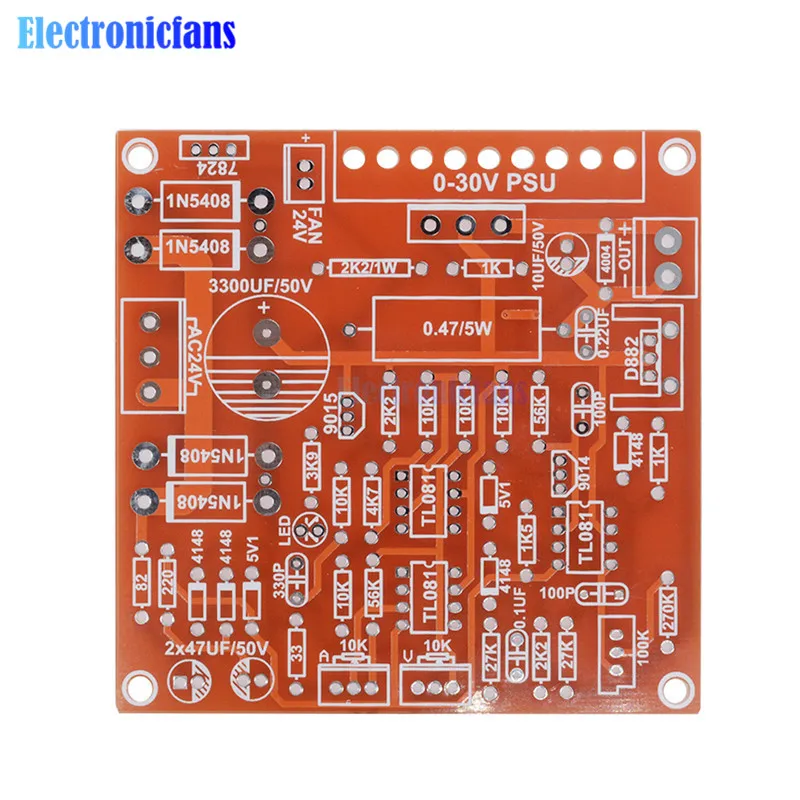 DIY Kit DC Регулируемый Модуль питания 0-30 в 2mA-3A Регулируемый для Arduino DIY Kit защита от короткого замыкания