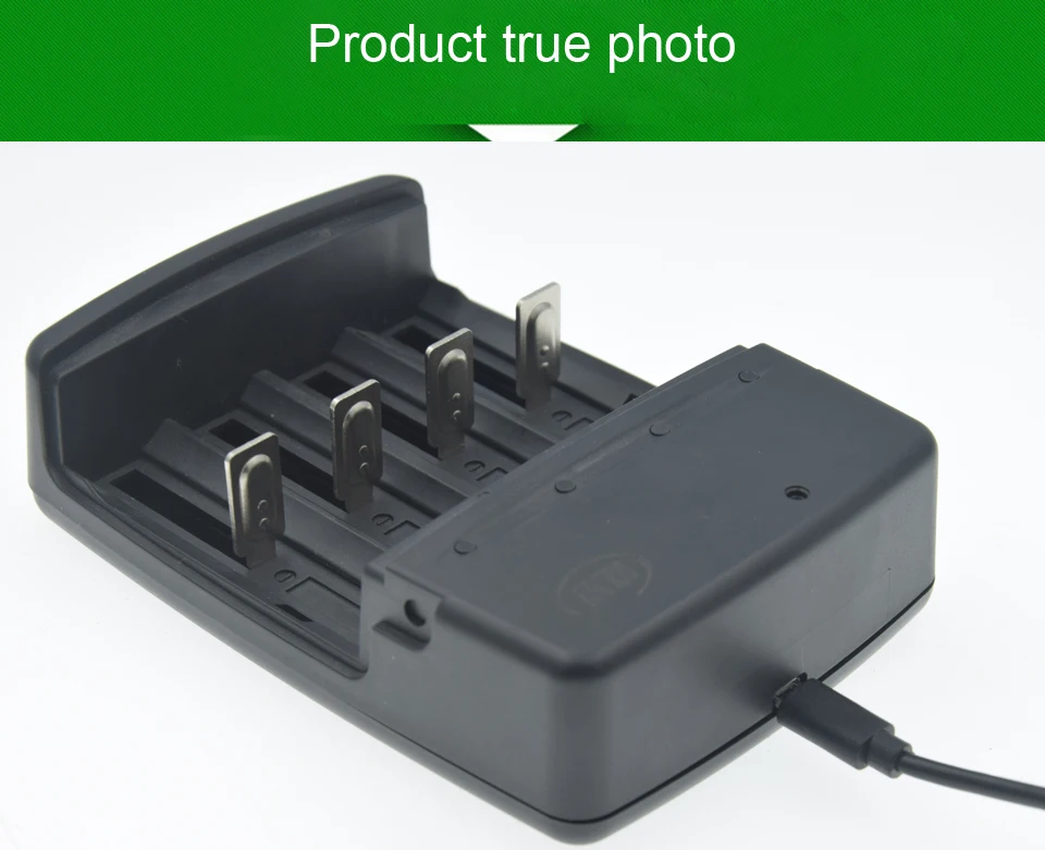 4 слота Смарт USB зарядное устройство для перезаряжаемых C D SC N A AA AAA AAAA 1,2 в NiMh NiCd 1,5 В щелочная батарея зарядное устройство