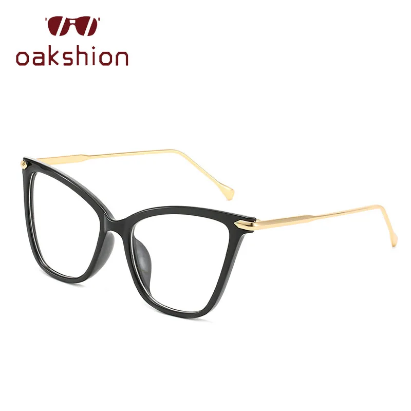 Женские очки с кошачьими глазами GUIEM HOUSE большие металлические оправы брендовые