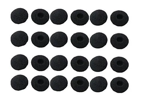 24 шт. черные детские наушники|sponge cover|foam earbudreplacement earpads |