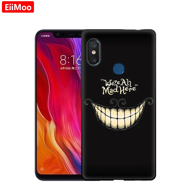 Чехол EiiMoo для телефона Xiaomi Mi 8 Lite мягкий силиконовый чехол из ТПУ с милыми