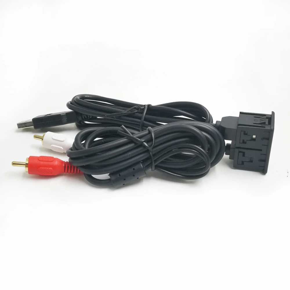 Biurlink 150 см/100 см DIY Удлинительный адаптер автомобильный удлинитель RCA USB адаптер USB/AUX панель для Toyota Mitsubishi Nissan
