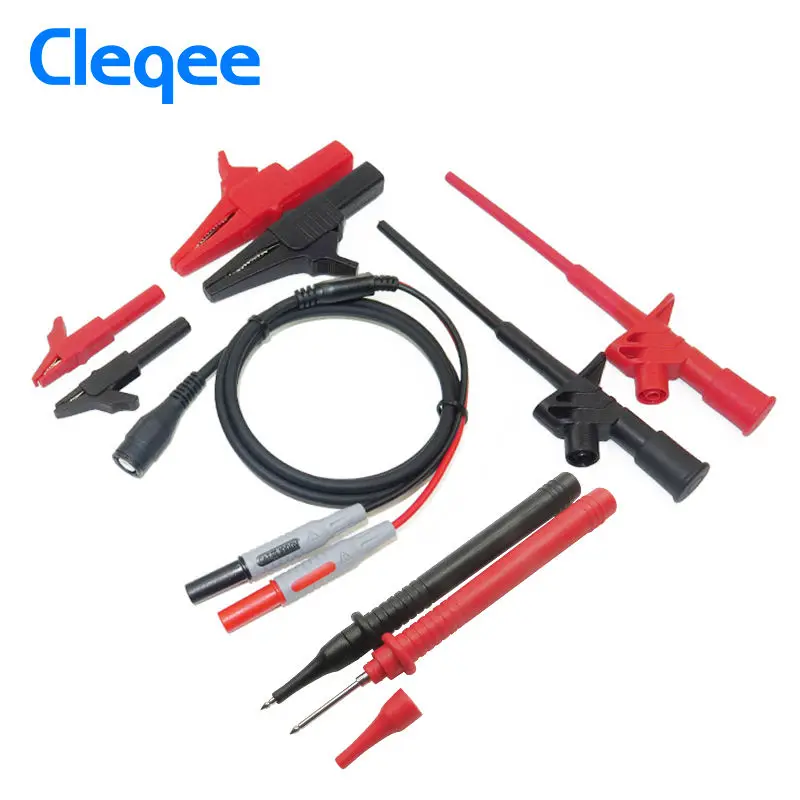 Cleqee P1800B 9 в 1 BNC электронные специализации тест свинец автомобильный тестовый зонд