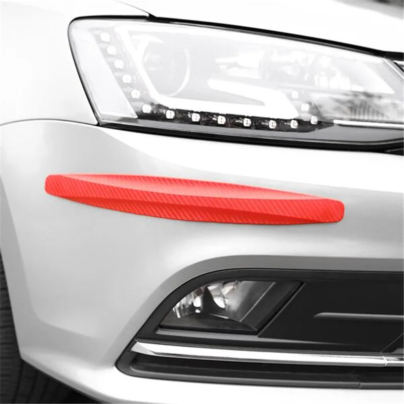 2 шт. автомобильный передний бампер защита от царапин наклейка полоса авто