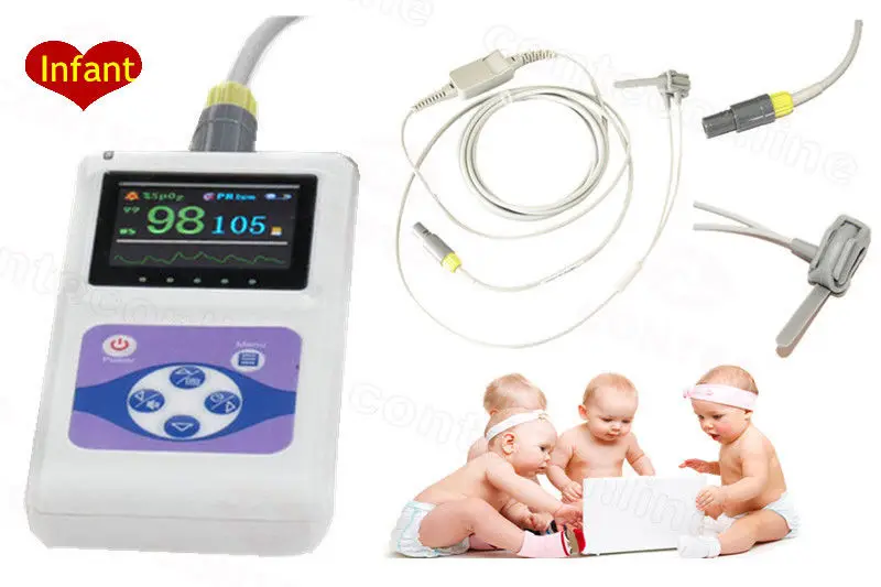 CMS60D for infant CONTEC CMS60D Пульсоксиметр Spo2 монитор для новорожденных и детей 24 часа программное обеспечение для ПК - Цвет: CMS60D for infant