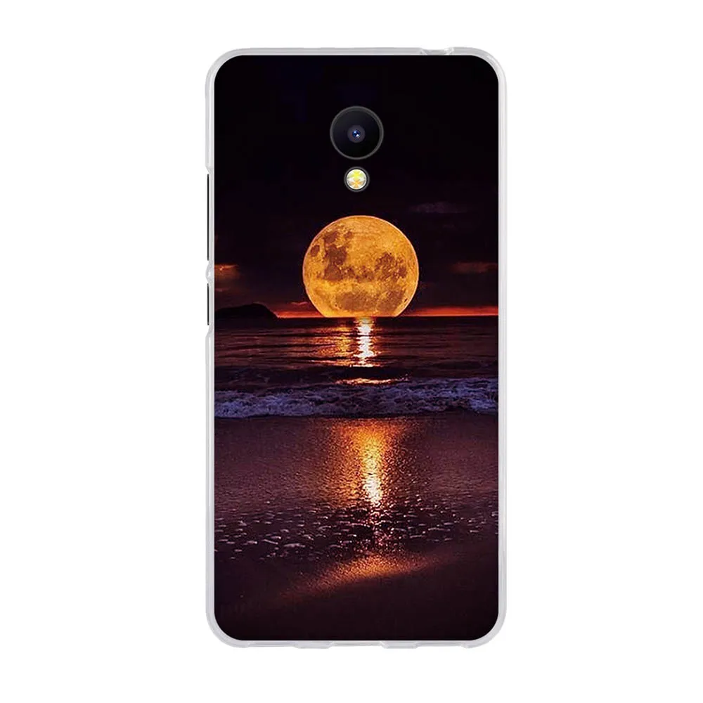 Мягкий чехол из ТПУ для Meizu M5c 5 0 дюйма с 3D рельефным рисунком очаровательный синий