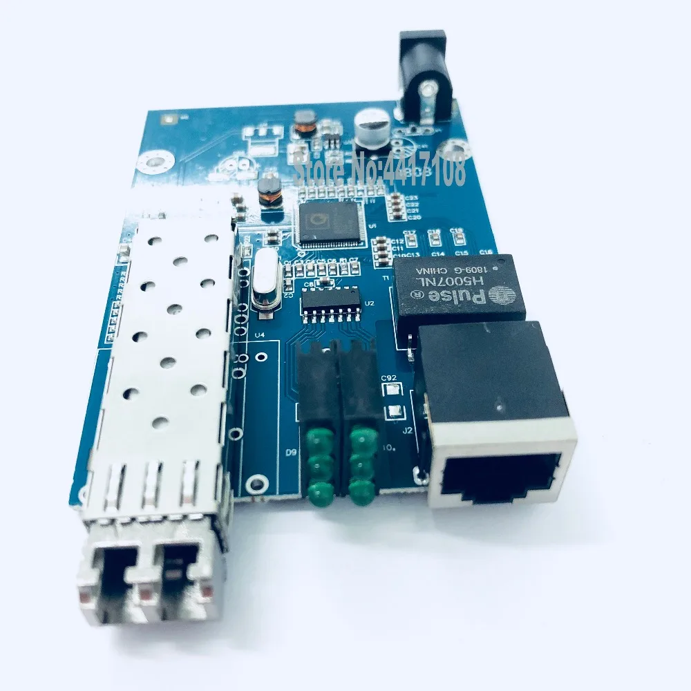 10 шт. SFP оптоволоконный конвертер RJ45 гигабитный медиаконвертер 1000 Мбит/с