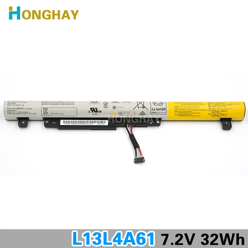 Аккумулятор для ноутбука HONGHA L13L4A61 LENOVO Flex2 14 15 &quotFlex 2 14D 15D L13S4A61 L13L4E61 L13M4A61 L13M4E61 32WH|laptop