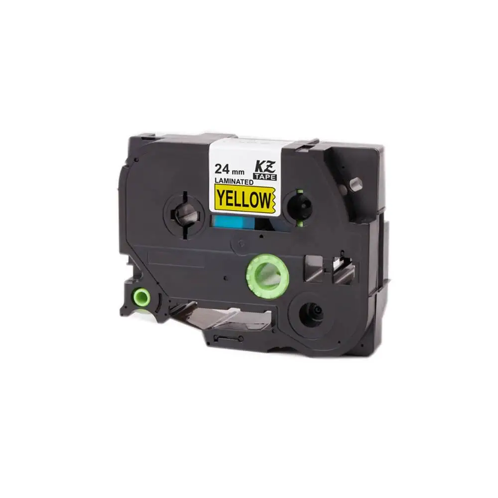 24mm Tze651 black on yellow Tz-651 Compatible for Brother P-touch Label Printers Laminated Tze Tape Tze-651 Tz651 | Компьютеры и офис