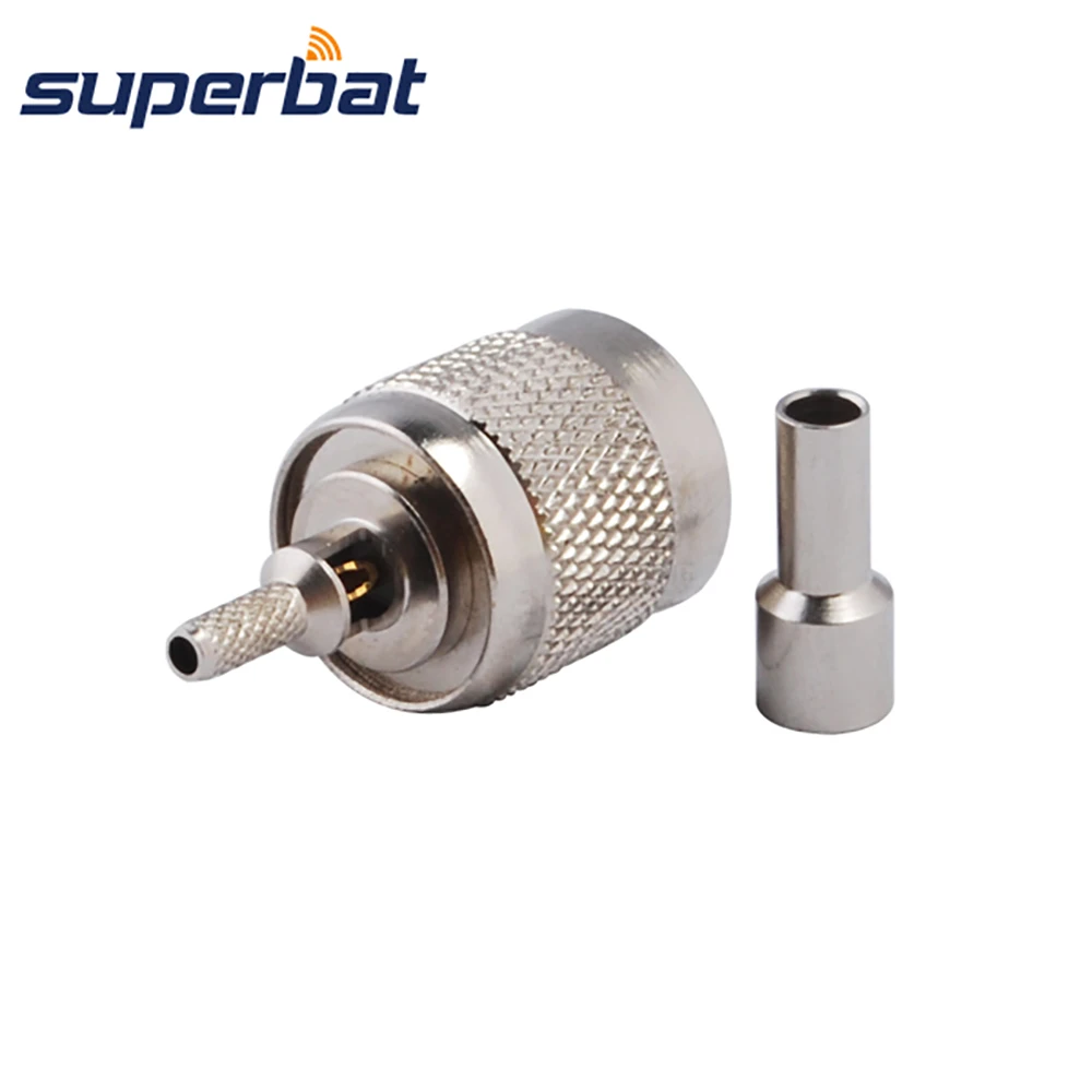 

Superbat Стандартный обжимной штекер (гнездовой контакт) RF коаксиальный разъем для кабеля RG174 RG316,LMR100, 1,13, 1,37 мм кабель