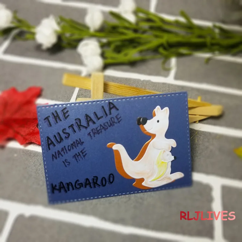 

Kangaroo Metal Cutting Dies DIY Scrapbooking Card Stencil Paper Craft Handmade Album Handbook Decoration