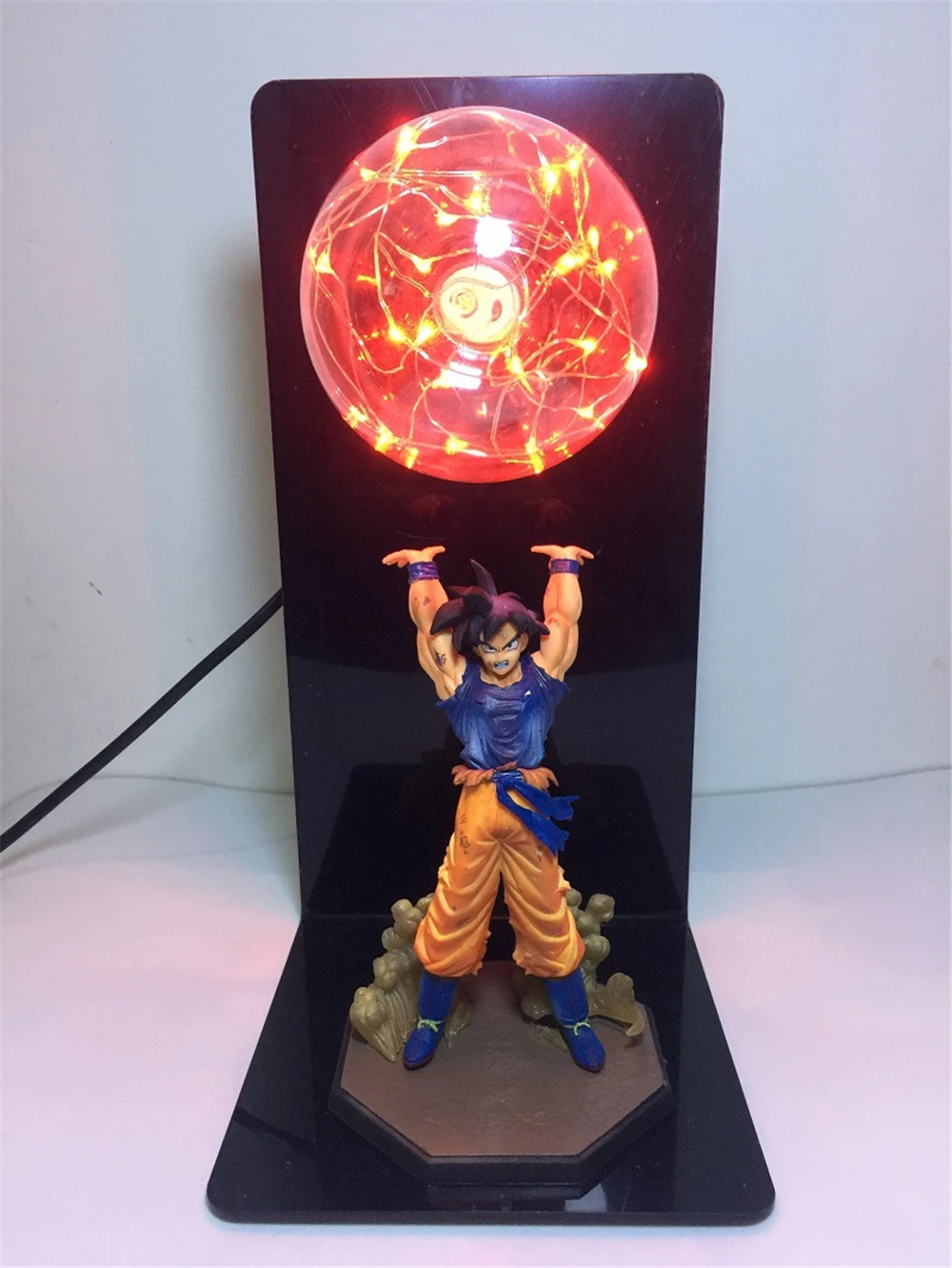 Новые Dragon Ball Гоку прочность бомбы Творческий Настольная светодиодный LED спальня Туалет декоративные освещение малыш праздничные подарки ночник