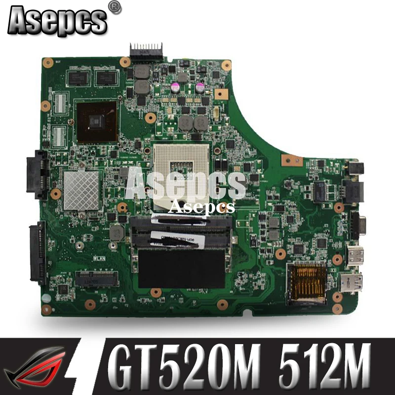 Asepcs K53SV материнская плата для ноутбука For Asus K53SM K53SC K53S K53SJ P53SJ A53SJ тест оригинальная