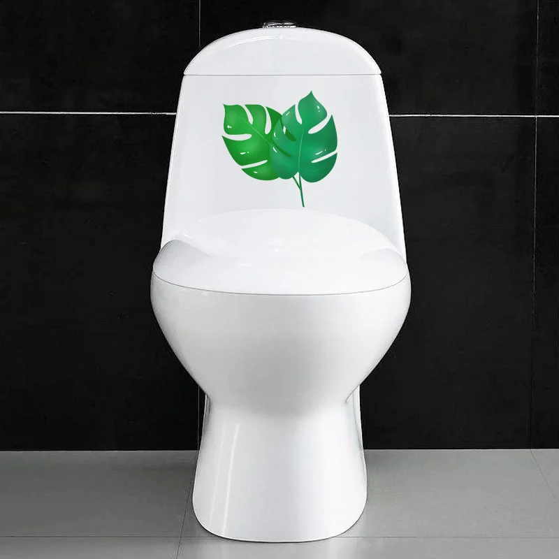 YOJA 20 9*21 5 см красивые листья пальмы свежий стикер для ванной туалета домашний