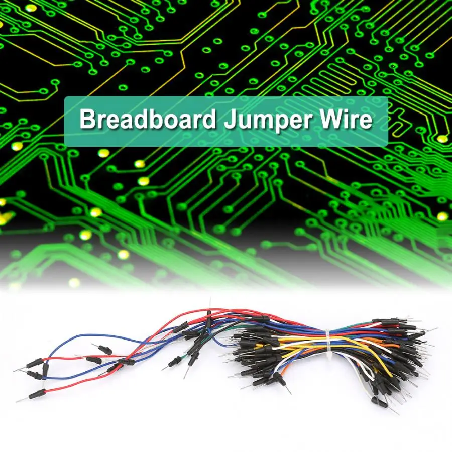 65 шт. многоцветная паяльная Гибкая макетная плата джампер соединитель провода