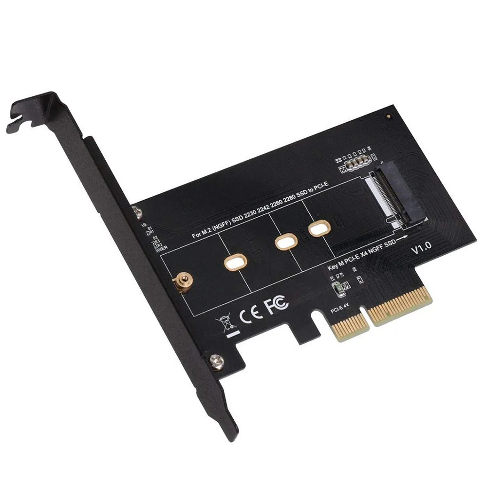 M.2 NGFF SSD M Key NVME PCIe 3 0x4 адаптер карты Поддержка 2280 2260 2242 2230|Платы расширения| |