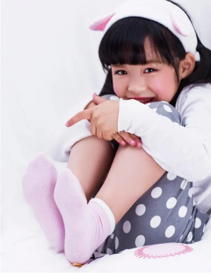 5 Pairs/Lot Baby Socks Lot Cotton Cute Animal Image With Silicone Soles Non-Slip Floor LL105 | Детская одежда и обувь