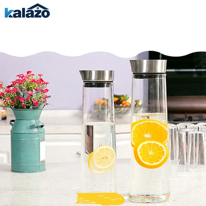Утолщенное стекло кувшин для сока из термостойкого холодной воды холодный