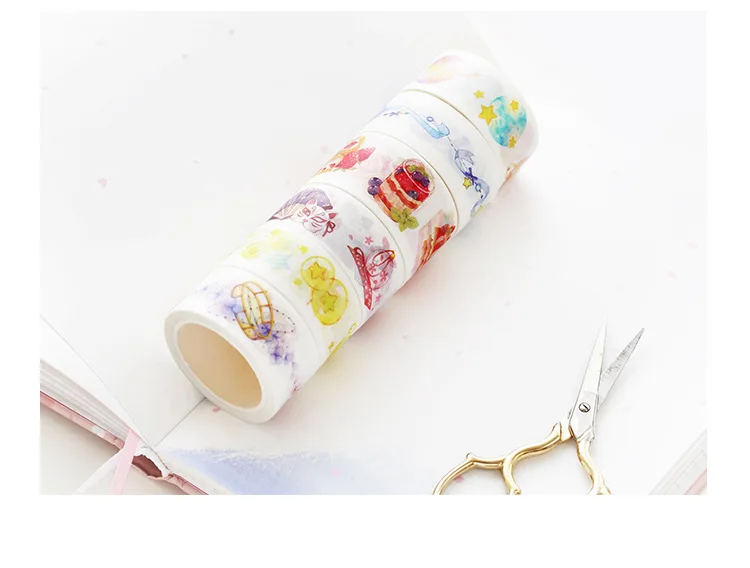 Сладкий сон красочная лента washi клейкая лента DIY Скрапбукинг Стикеры этикетки клейкая лента