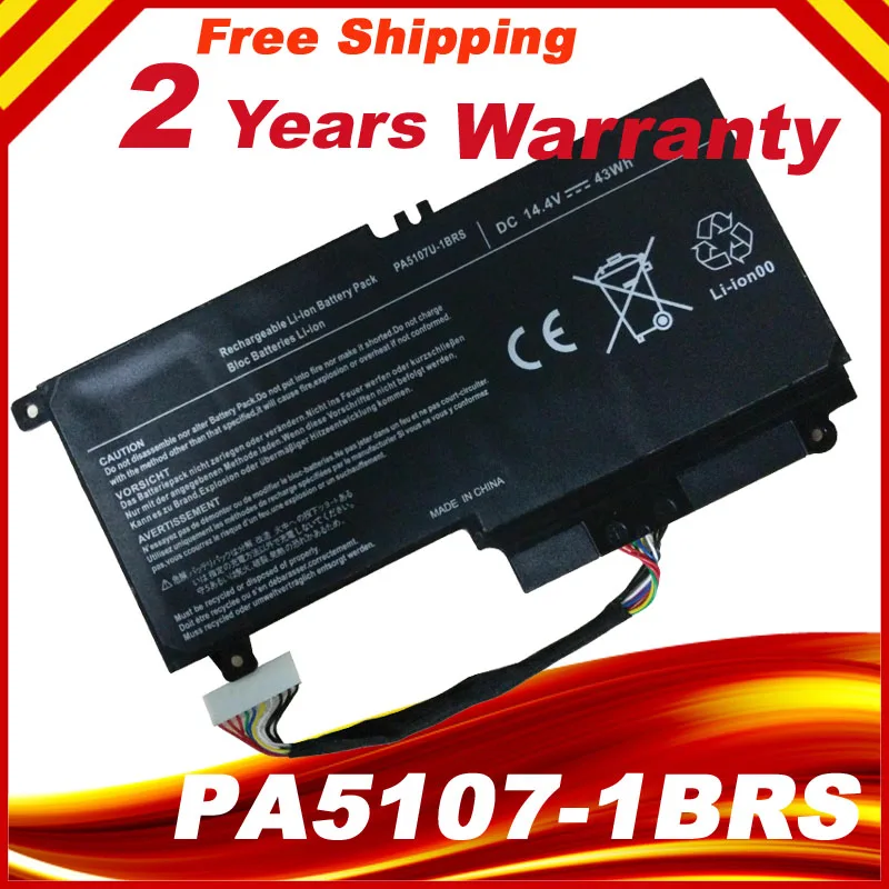 14 4 В 43wh 2838 мА/ч PA5107U 1BRS Аккумулятор для ноутбука Toshiba Satellite L45 L45D L50 S55 P55 L55 L55T P50 A