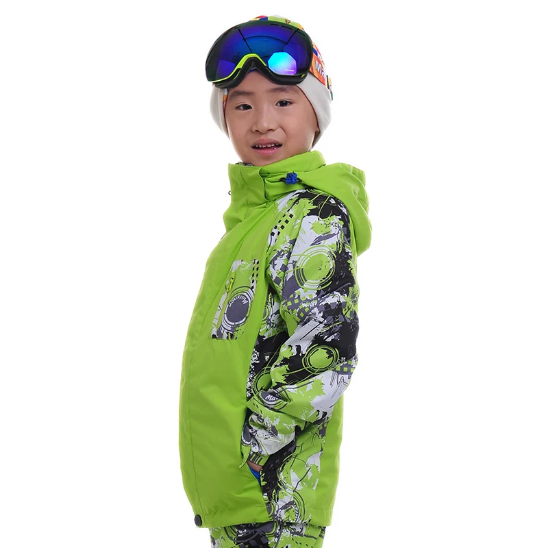 Прямая поставка утепленная ветрозащитная куртка для девочек и мальчиков