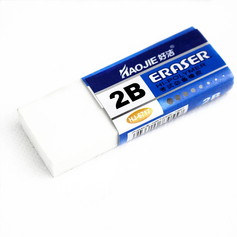 1pcs 2B Pencils Eraser Advanced Sketch Drawing Rubber pencil eraser-Art Artist student stationery | Канцтовары для офиса и