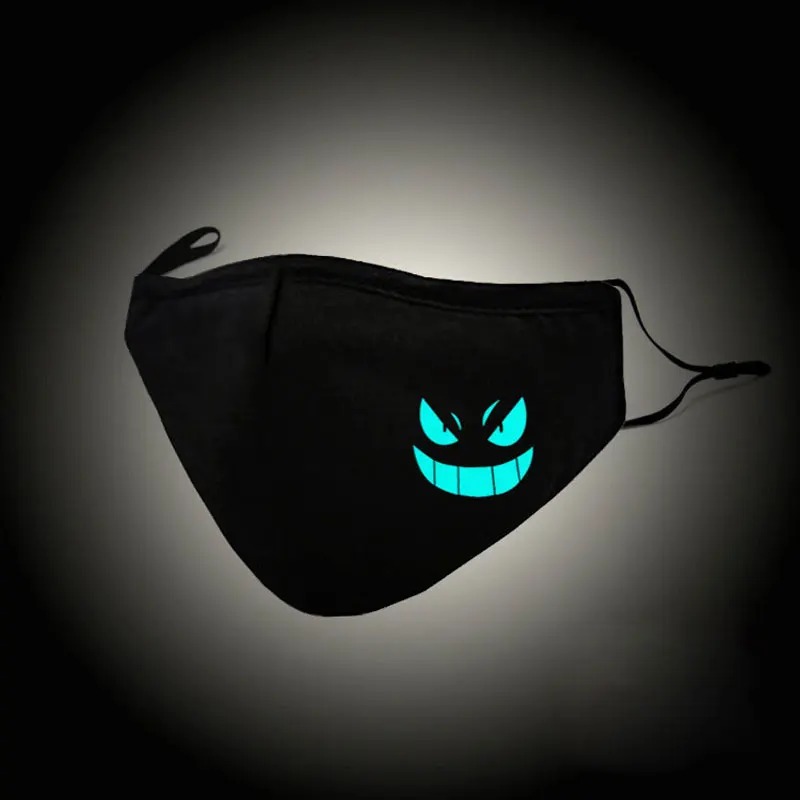 Модная маска для рта Gengar Reaper череп отбеливатель марля маска для лица Хэллоуин косплей Анти РМ2. 5 Пылезащитный фильтр муфельный респиратор