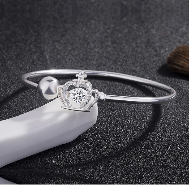 Новый модный браслет из стерлингового серебра 925 пробы рождественский подарок