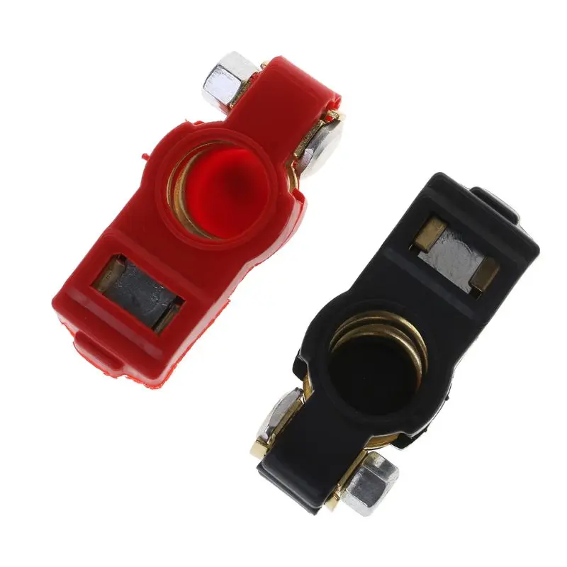 1 пара быстроразъемные зажимы клемм для аккумулятора медные автомобильных