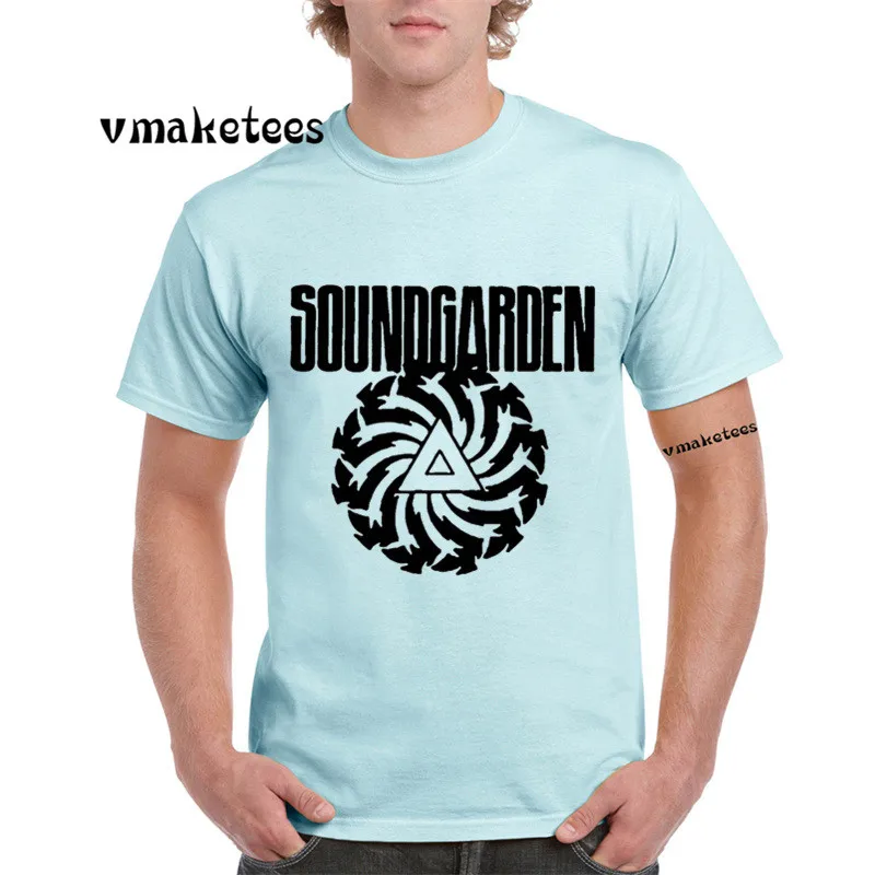 Soundgarden/модная футболка с круглым вырезом и короткими рукавами летняя
