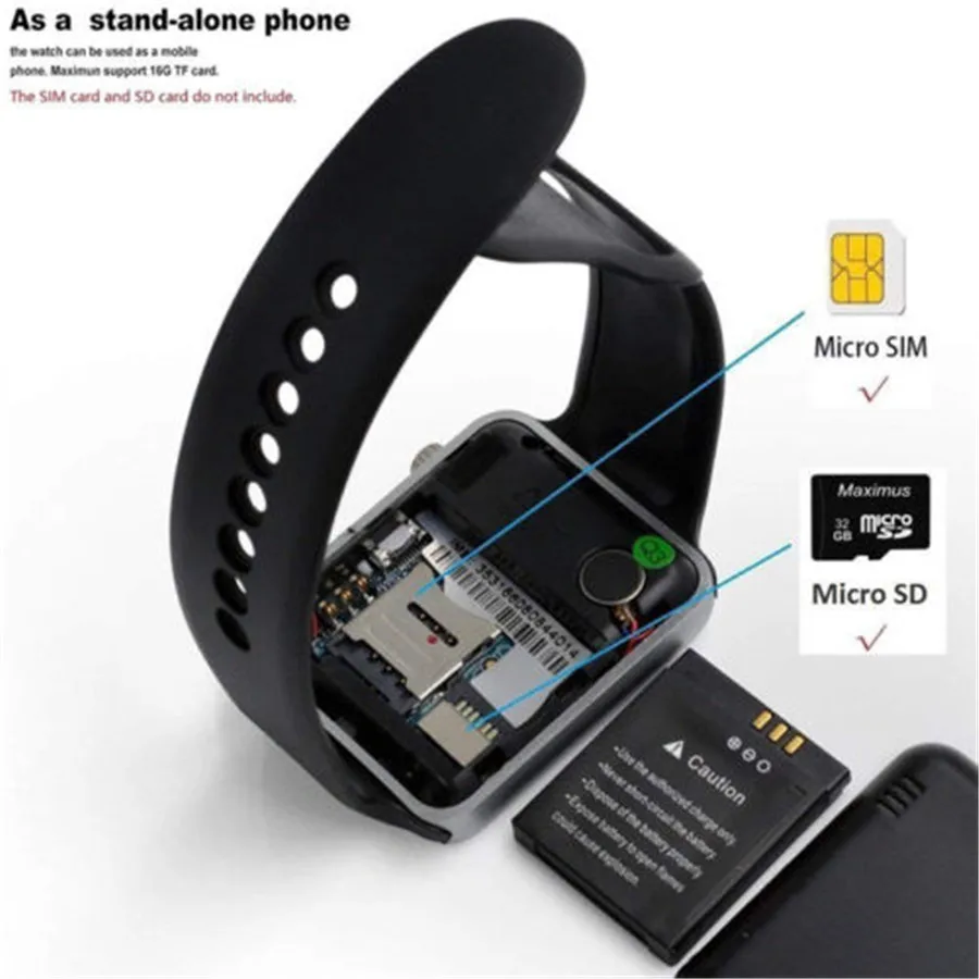 A1 Смарт часы 1 5 дюймов цветной экран карта Bluetooth мониторинг сна спортивные с