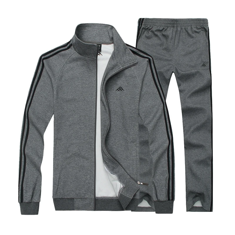 Men 4XL 5XL 6X 7XL 8XL Hoodies Suit Sportswear Set Sweatshirt and pant Warm Jogging Suits Quality Male Active Cotton Tracksuit