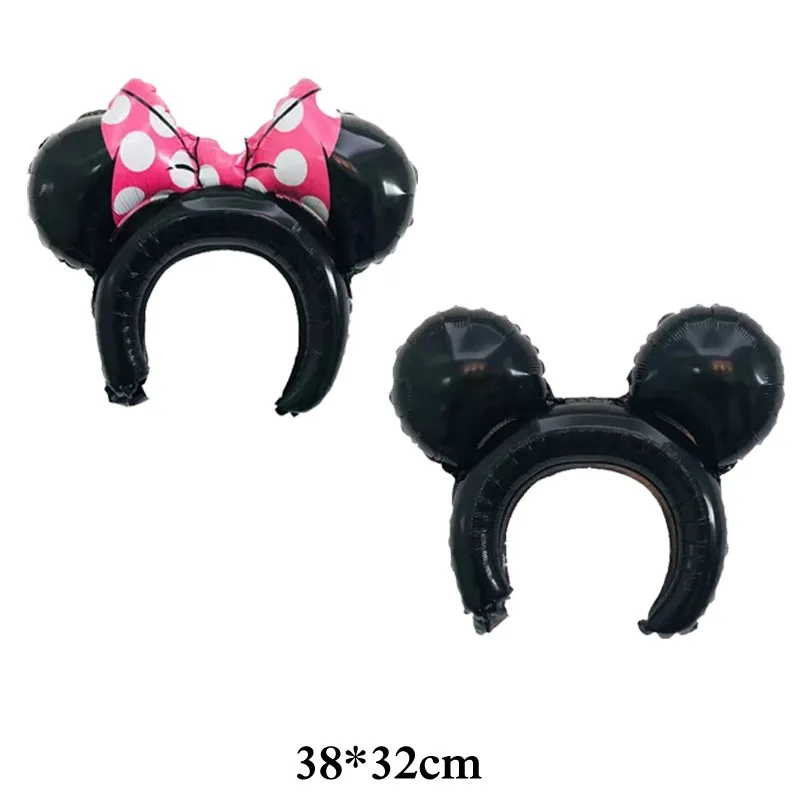 50pc mix mickey minn 50 шт./лот воздушный шарик из фольги в форме Стиль повязка на голову воздушный шар Микки и Минни, украшенная головой для дня рождения Свадебный шар - Цвет: 50pc mix mickey minn