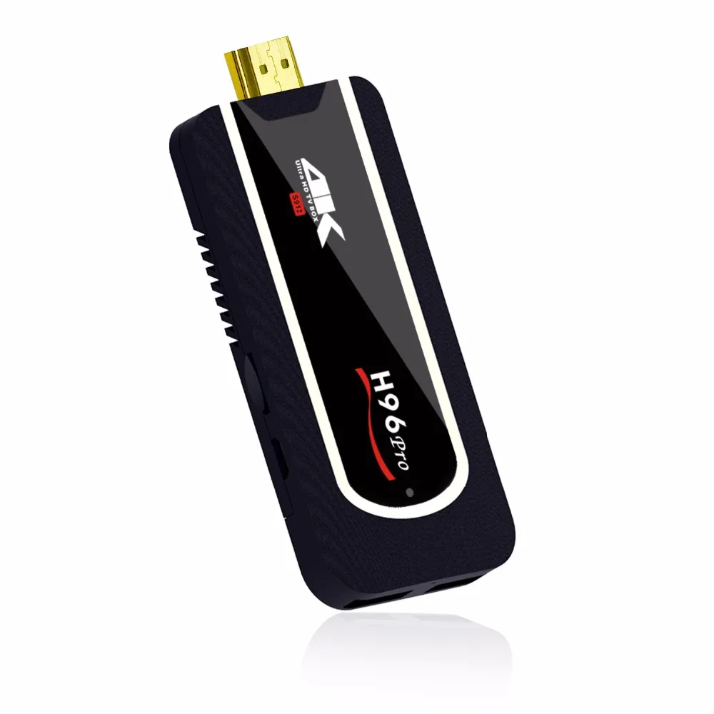 Новейшая Система Android 7 1 H96 Pro 4K tv Stick с клавиатурой H.265 HEVC S912 64 бит Восьмиядерный