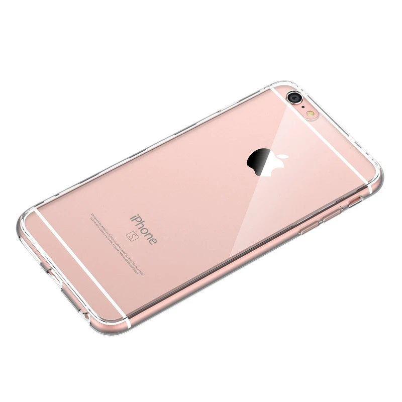 Ультратонкий Прозрачный чехол для iPhone X 8 7 Plus 6 S Чехлы мягкие из кожи TPU Xs Xr Max r 5 5S 4