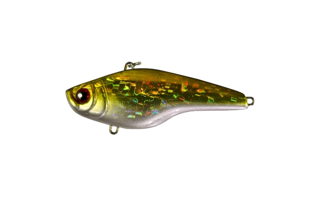 BassLegend Fishing Wobbler Lipless Crankbait Vibration Lure Silent VIB Bass Pike Bait 75MM 25G