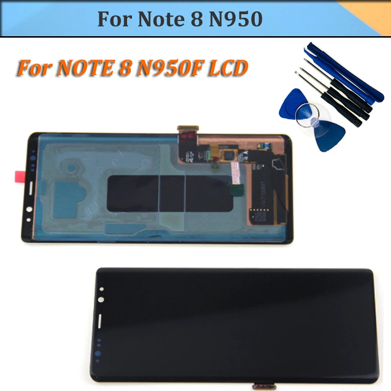 Оригинальный 6 3 &quotAmoled lcd для SAMSUNG GALAXY Note 8 N950F N9500 кодирующий преобразователь