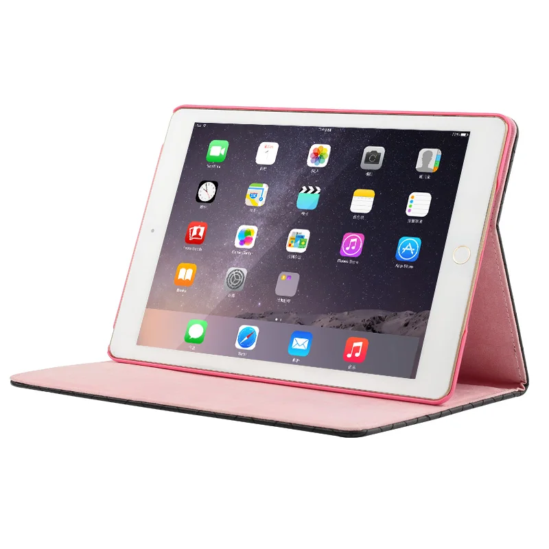 Чехол для iPad Air 2 6 GARUNK Магнитный смарт-пробуждение спящий кожаный флип-чехол с