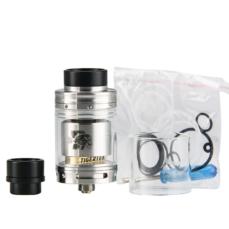 Оригинальная электронная сигарета Tigertek Mermaid RTA Tank 3 5 мл Регулируемый нижний поток