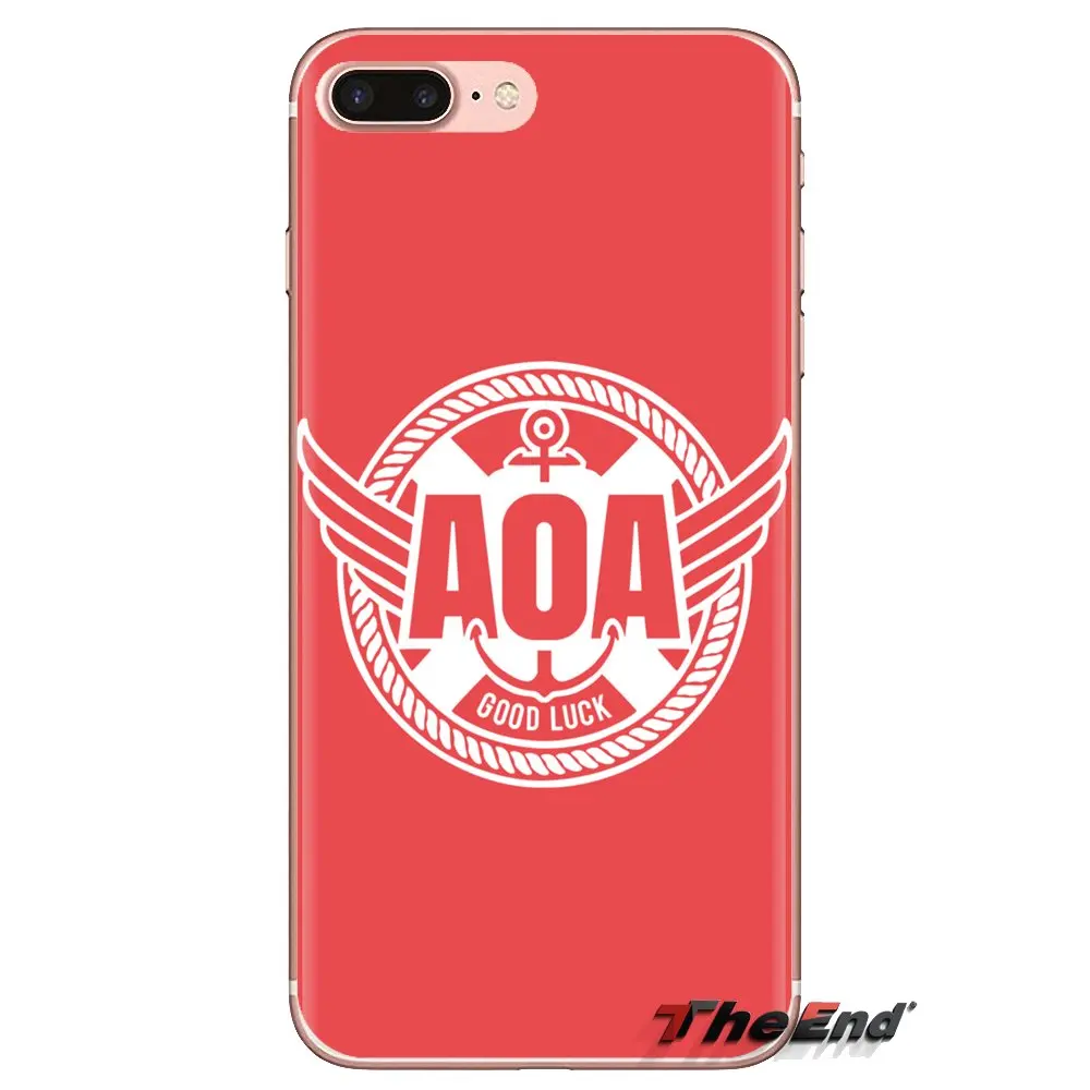 Силиконовый чехол для телефона AOA Ace of Angels с логотипом KPOP в Корейском стиле Samsung