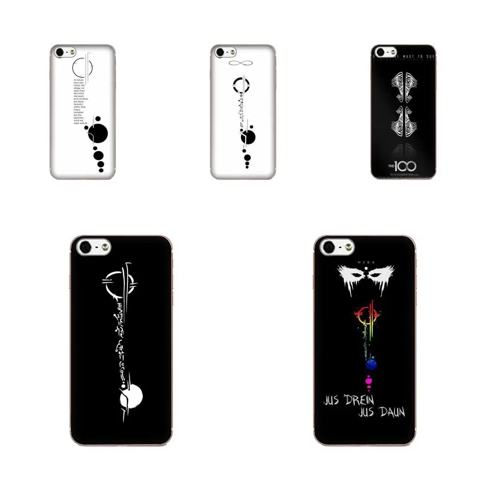 Lexa Tattoo The 100 Black для Xiaomi Mi3 Mi4 Mi4C Mi4i Mi5 Mi 5S 5X6 6X A1 Max Mix 2 Note 3 4 Мягкий чехол|Чехлы-накладки|