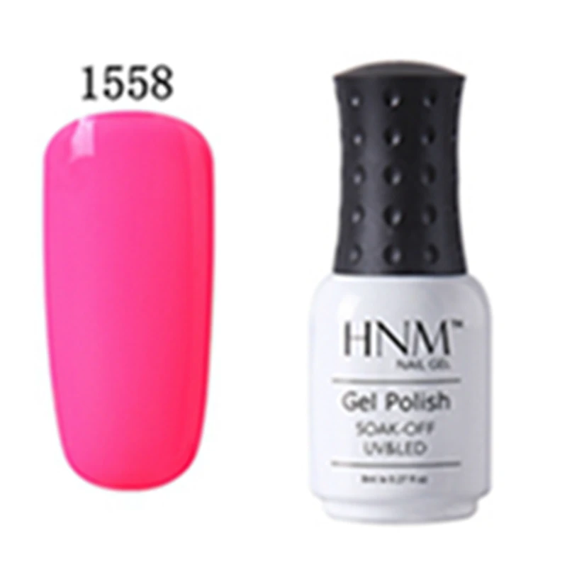 1558 HNM, 8 мл, Гель-лак для ногтей, впитывающий Гель-лак Vernis, Полупостоянный УФ-гель для ногтей, красный, синий цвет, грунтовка для ногтей - Цвет: 1558