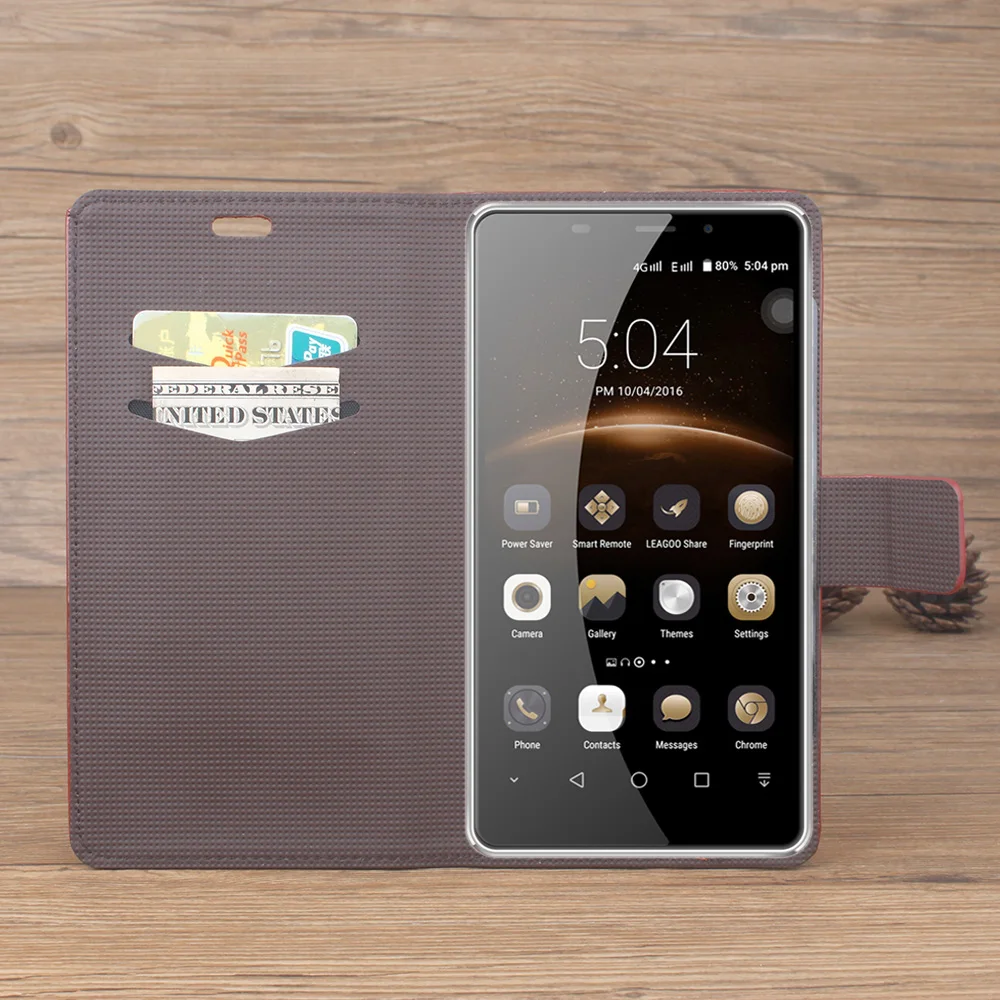 Флип чехол для Leagoo M8 кошелек PU кожаный Lead 1 2 3 4 5 сумка мобильного телефона свинец 7
