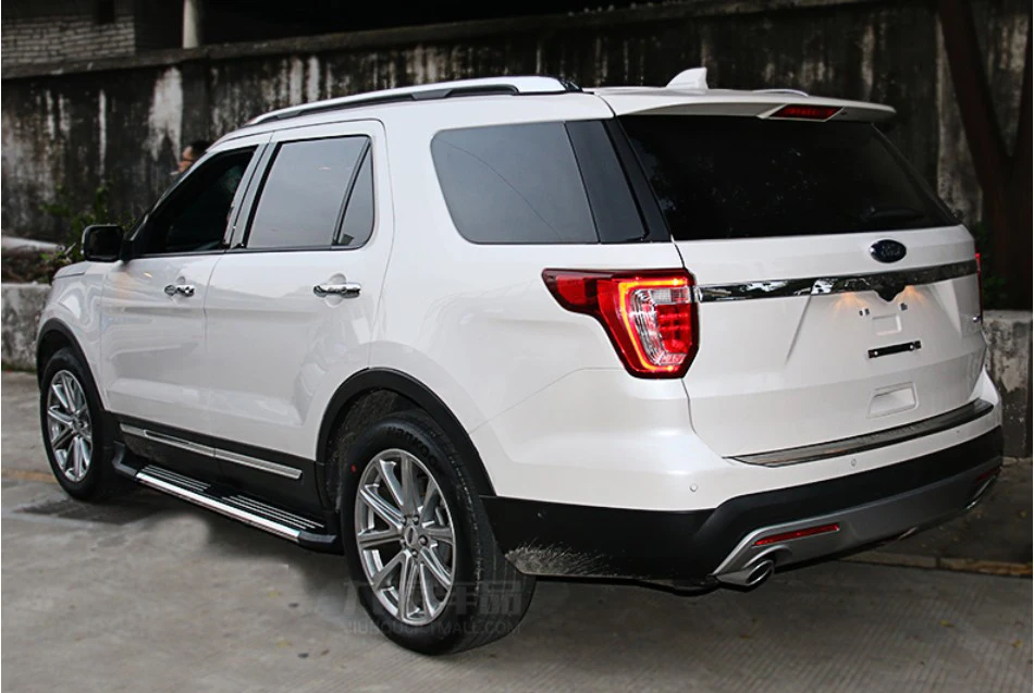 Для Ford Explorer 2016 2017 2018 2019 ходовые доски боковые ступенчатые педали
