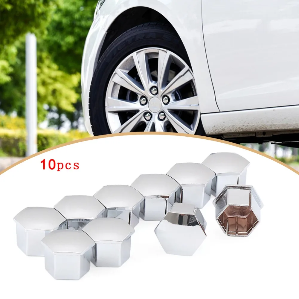 10 шт. шестигранные гайки для колес болты Peugeot 307 308 408 206 207 C4L C5 (серебристый)| |