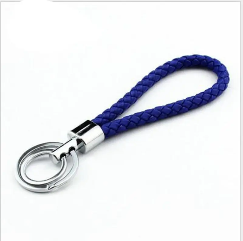 5 шт ПУ кожаный ремешок брелок плетение Веревка Брелок тканый шнур держатель